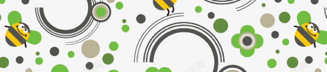 卡通蜜蜂背景png免抠素材_88icon https://88icon.com 卡通 绿色 背景 蜜蜂
