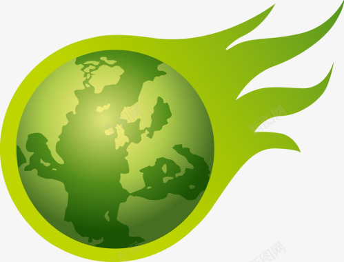 绿色地球标图标图标