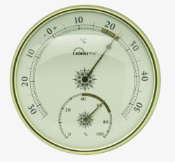 家用温湿度测试仪精美古典温度表高清图片