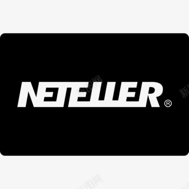 信用卡支付NETELLER支付卡的象征图标图标