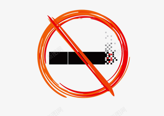 禁止吸烟创意图标图标