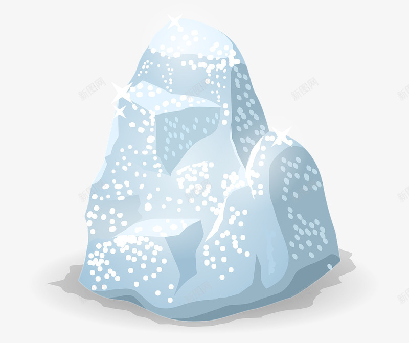 晶莹的雪山png免抠素材_88icon https://88icon.com 冰层 北极 雪山