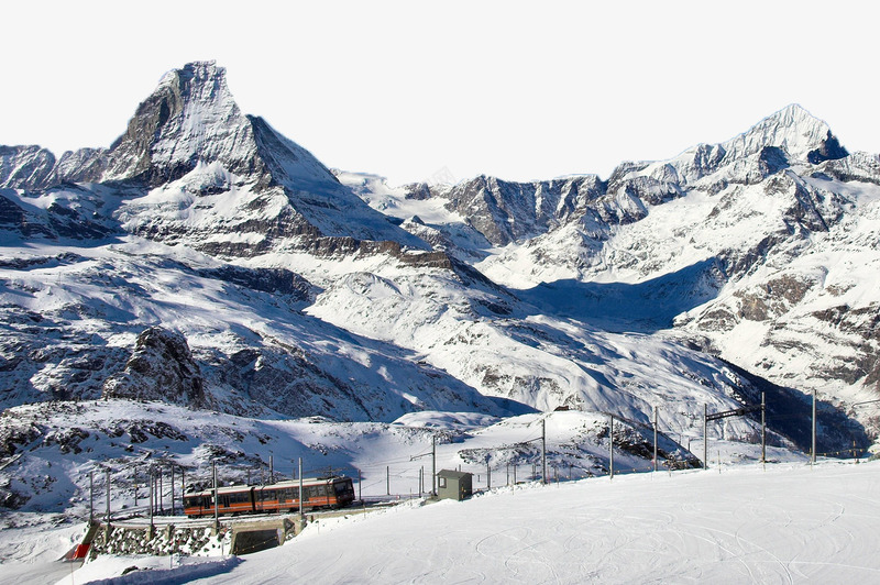 雪山山顶png免抠素材_88icon https://88icon.com 山顶 白色 积雪 风景素材