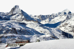 雪山山顶素材