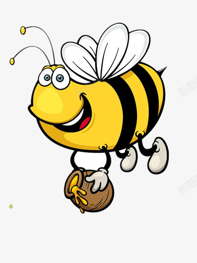 采蜜的小蜜蜂png免抠素材_88icon https://88icon.com 动物 勤劳 卡通 蜜蜂
