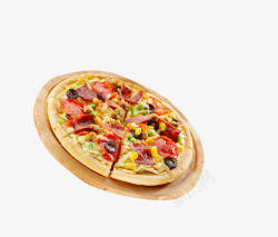 儿童披萨混合口味披萨海报高清图片