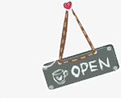 手绘灰色open吊牌png免抠素材_88icon https://88icon.com open 灰色 英文开业