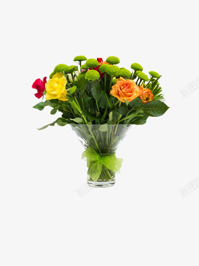 透明花瓶png免抠素材_88icon https://88icon.com 室内装饰品 摆件 花卉 野花