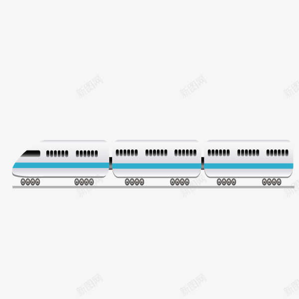 火车扁平化矢量图ai免抠素材_88icon https://88icon.com 扁平化 火车 矢量图