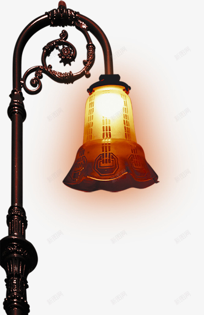 欧式落地街灯png免抠素材_88icon https://88icon.com 优雅 欧式 素材 落地 街灯