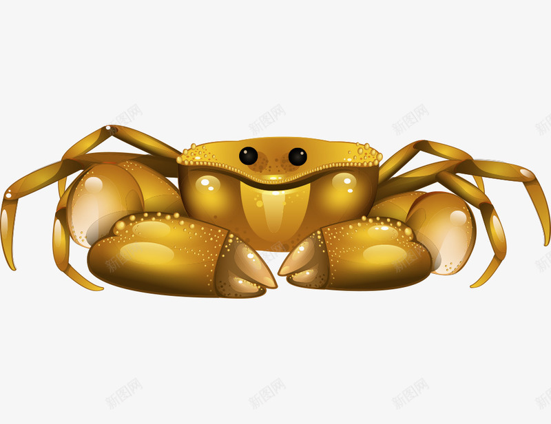 卡通海洋元素5png免抠素材_88icon https://88icon.com 卡通海洋元素 海洋生物 螃蟹