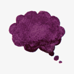 紫色圆弧水墨对话框元素矢量图素材