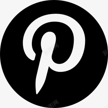 Pinterest的社会标志图标图标