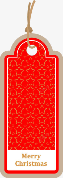 红色五角星背景字母吊牌素材