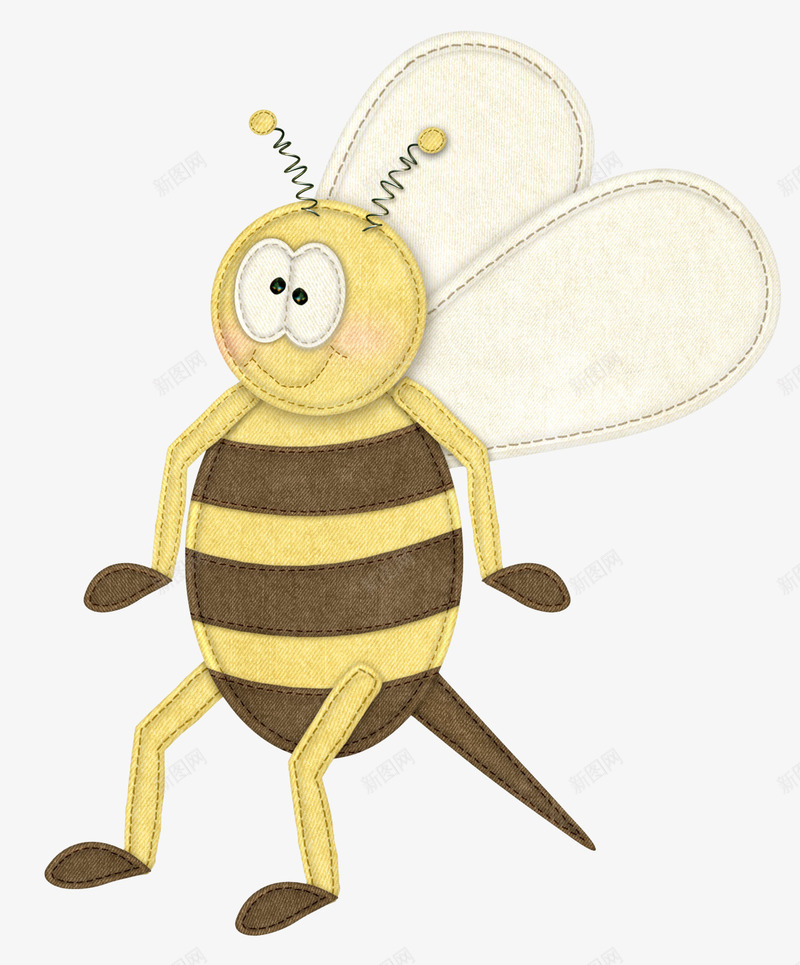 黄色卡通小蜜蜂png免抠素材_88icon https://88icon.com 小蜜蜂 蜜蜂素材 黄色