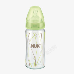 德国NUK绿色奶瓶素材