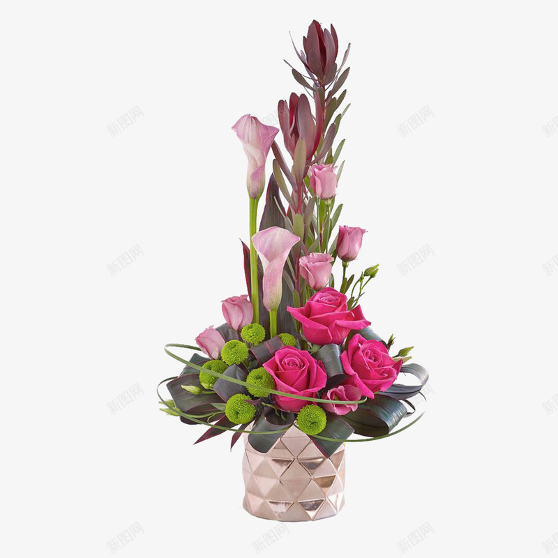 真实花卉png免抠素材_88icon https://88icon.com 实物装饰 插花 真花 红色 花卉