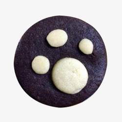 可爱猫脚印曲奇素材