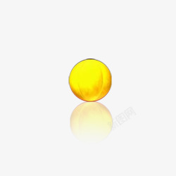 金黄色球发光球高清图片