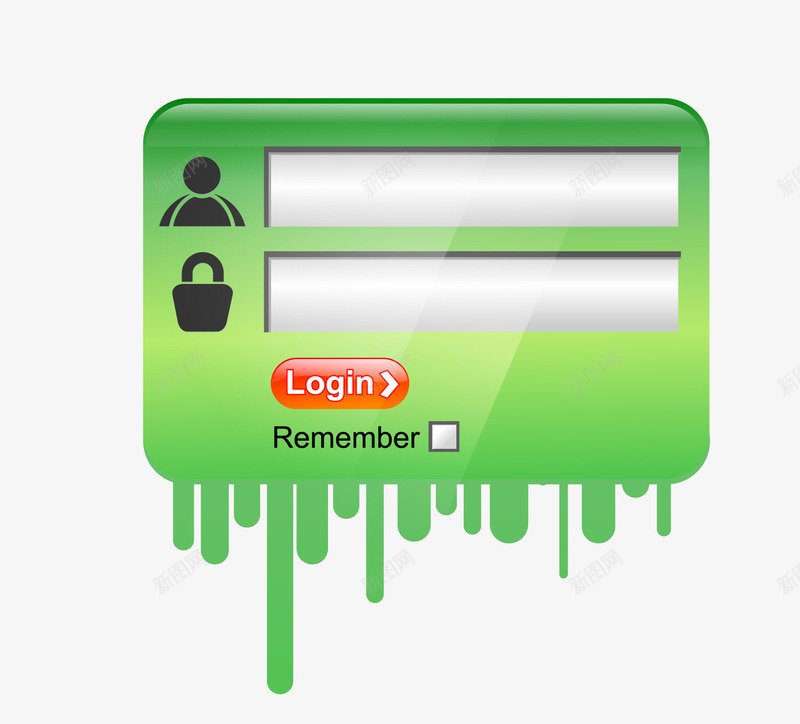 用户名密码png免抠素材_88icon https://88icon.com 卡通 后台登录 用户名密码 登录界面 登录窗口 矢量素材
