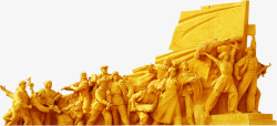 金黄色雕塑效果素材