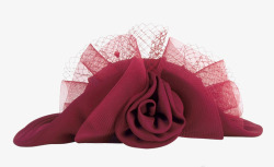 玫瑰礼帽杨红玫瑰帽子高清图片