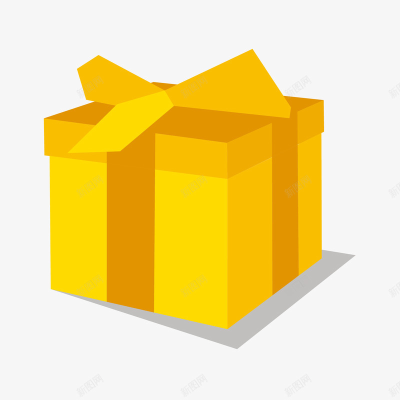 礼物箱png免抠素材_88icon https://88icon.com 包装盒子 卡通 手绘 橙色礼物箱 礼品