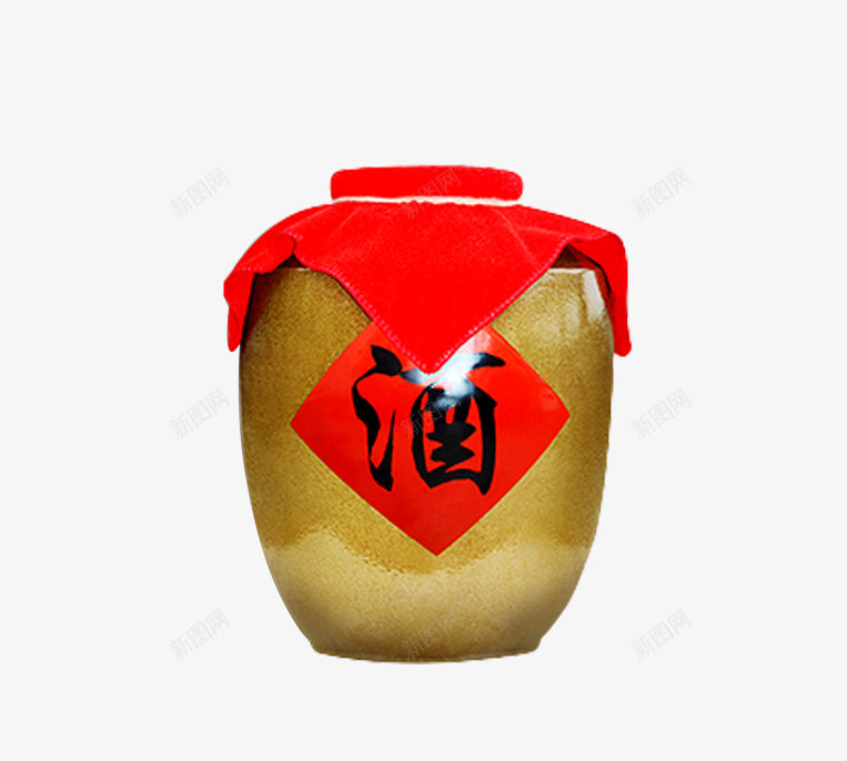 黄色手绘酒坛png免抠素材_88icon https://88icon.com 中国风 古风 古风酒坛 密封 手绘酒坛 矢量手绘 红布 酒 酒坛 饮料 黄色