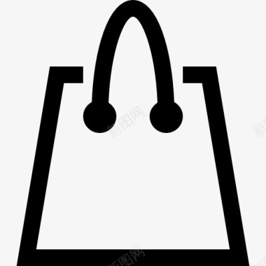 干果包装袋购物袋的轮廓图标图标