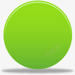 绿色的圆形按钮图标图标