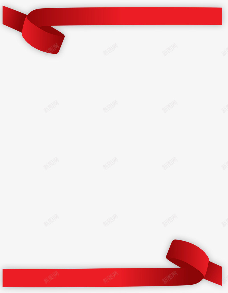 红色活动包装绸带缎带png免抠素材_88icon https://88icon.com 丝带 包装 红色缎带 绸带 缎带 装饰图案 飘带