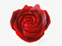 生食红色玫瑰雕刻甜菜大图高清图片