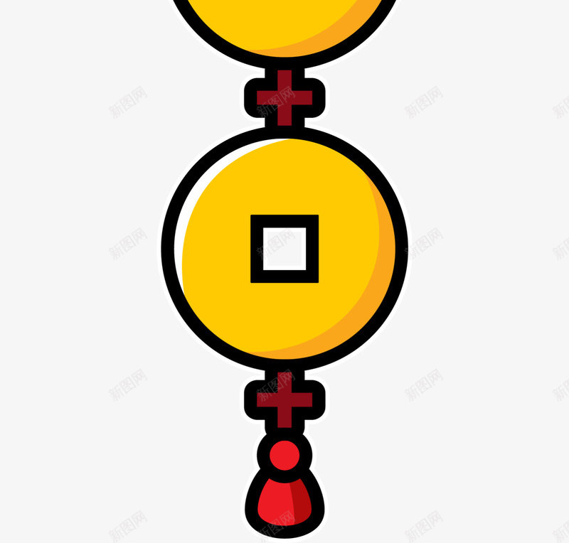 红色中国式双喜挂饰png免抠素材_88icon https://88icon.com 中国风挂件 双喜挂饰 婚庆 婚礼 浪漫 爱情 结婚