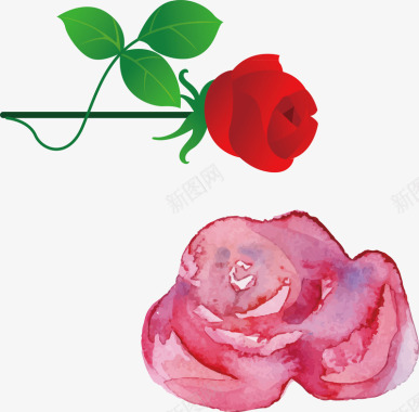 欧式纸盒子玫瑰花瓣图标图标