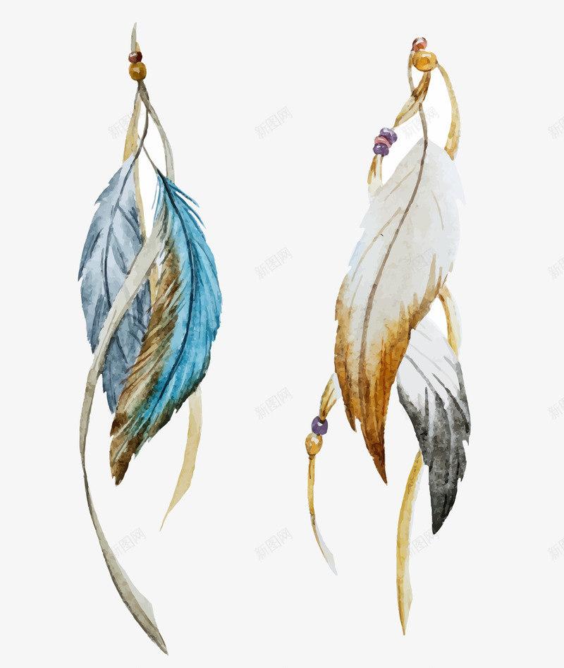 民族羽毛矢量图ai免抠素材_88icon https://88icon.com 300像素图 AI图免抠 大图免抠 手绘 民族 羽毛 高清免抠 矢量图