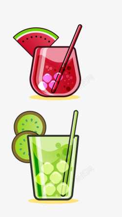 手绘果汁饮料卡通手绘果汁饮料高清图片