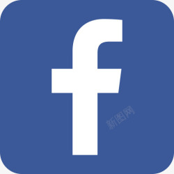 facebook面书脸谱网社会扁平的圆形矩形高清图片
