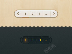 翻页控件的UI素材
