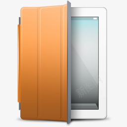 ipad白色的iPadpng免抠素材_88icon https://88icon.com cover ipad organge white 封面 白色的