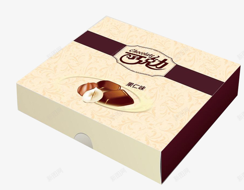 米色巧克力包装壳png免抠素材_88icon https://88icon.com 包装盒 巧克力 巧克力包装盒 空盒子 米色 糖果