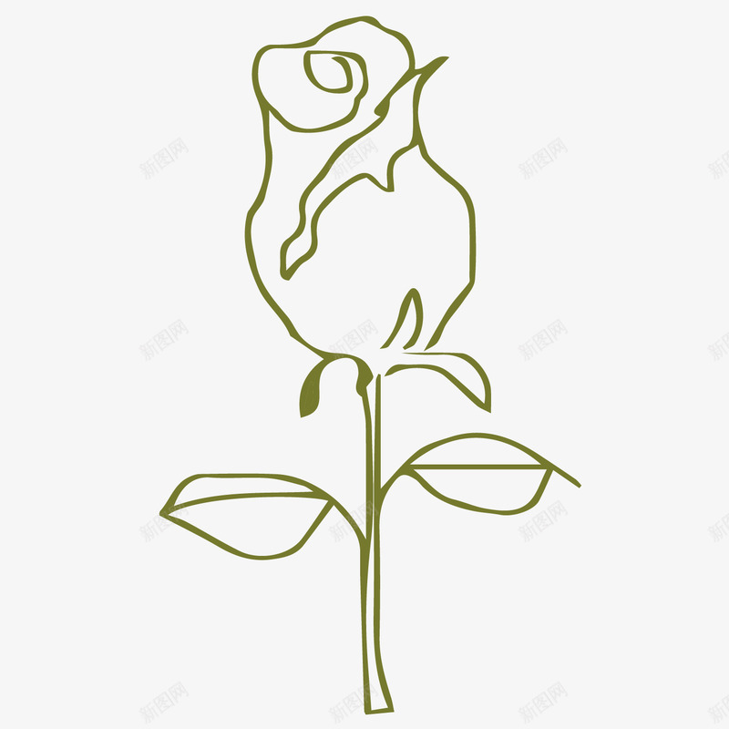 简笔画玫瑰花矢量图ai免抠素材_88icon https://88icon.com 卡通 手绘 手绘植物 玫瑰花简笔画 简笔画 简笔画设计 花朵设计 装饰图案 矢量图