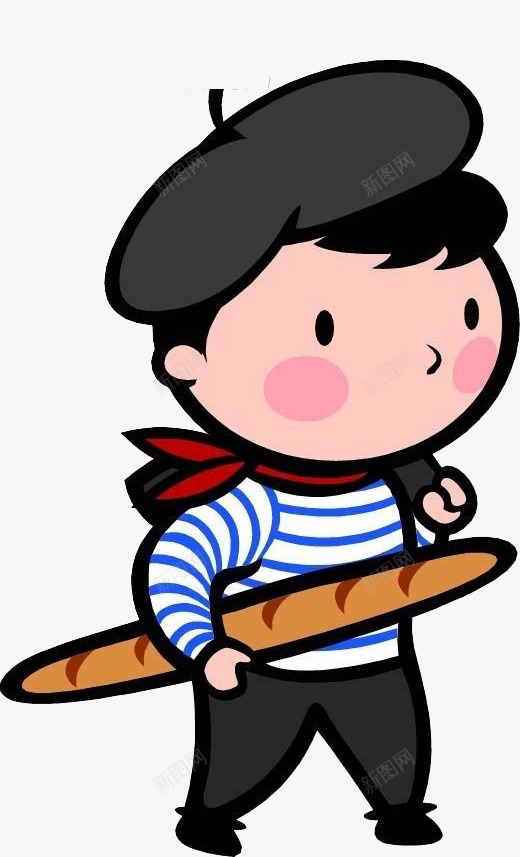 手拿长棍面包的儿童卡通画png免抠素材_88icon https://88icon.com 儿童 卡通画 可爱 手拿长棍面包 拿着东西的人 简约风格 装饰图案