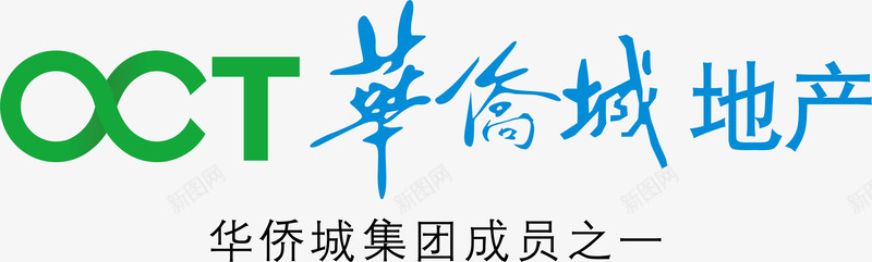 着名企业商标华侨城地产logo矢量图图标图标