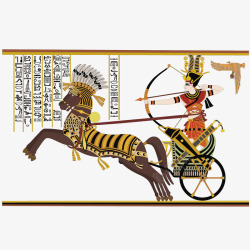 最伟大的法老埃及法老拉美西斯二世高清图片