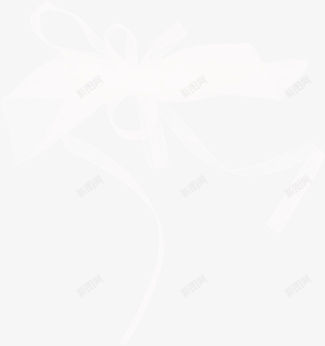 白色蝴蝶结png免抠素材_88icon https://88icon.com 丝巾 白色丝巾 蝴蝶结