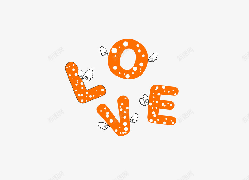 lovepng免抠素材_88icon https://88icon.com love 字母 橘色 爱 艺术字