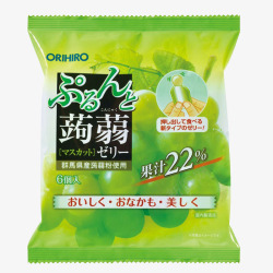 高纤咀嚼片日本进口喜乐可吸蒟蒻果汁果冻包高清图片