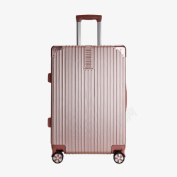 拉丝款行李箱玫瑰金拉丝款旅行箱高清图片