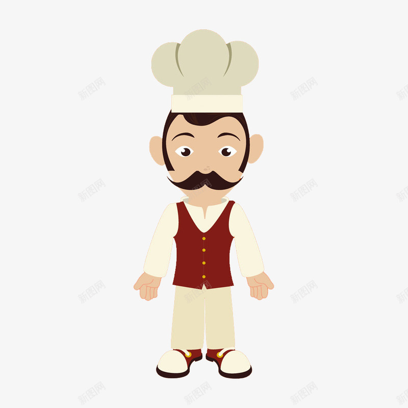 西餐厅的厨师卡通形象png免抠素材_88icon https://88icon.com 主厨 卡通 厨师 西餐厅