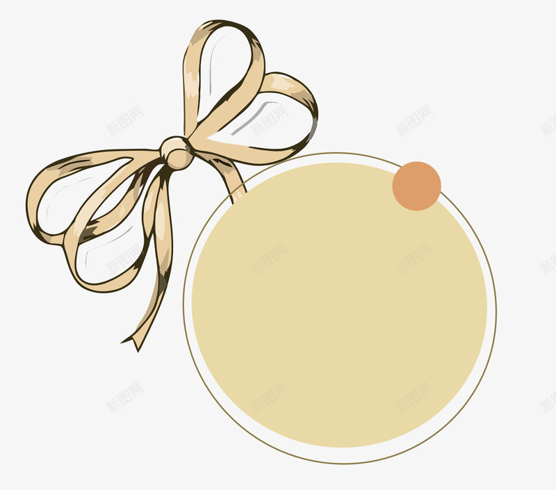 蝴蝶结装扮png免抠素材_88icon https://88icon.com 动物 卡通 可爱 圆形 圆框 宠物 小清新 萌物 蝴蝶结 装扮